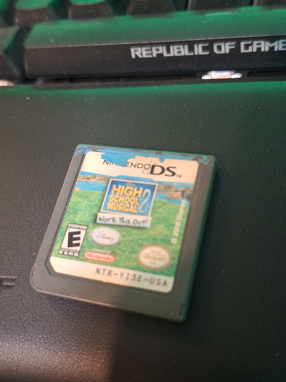 Nintendo DS Cartridge - High School Musical 2 (green, blue, white)